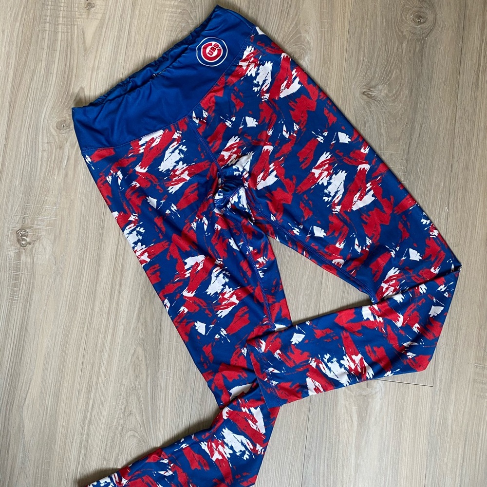 Limited Edition Chicago Cubs High Waisted Leggings